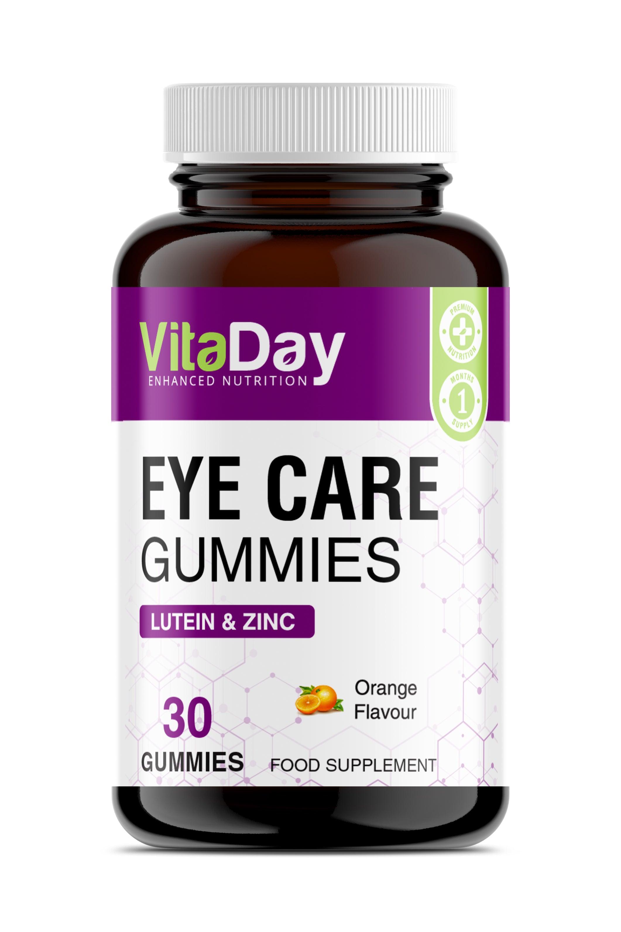 Eye Care Gummies with Lutein & Zinc - Vitaday